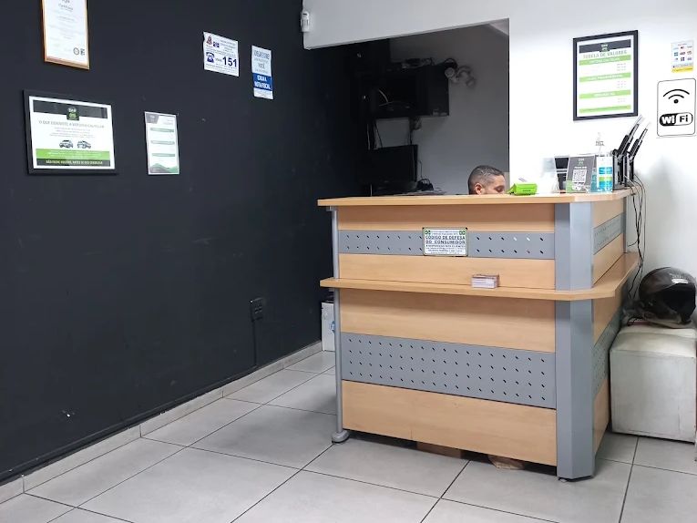 Recepção e balcão de atendimento da CRR Vistorias